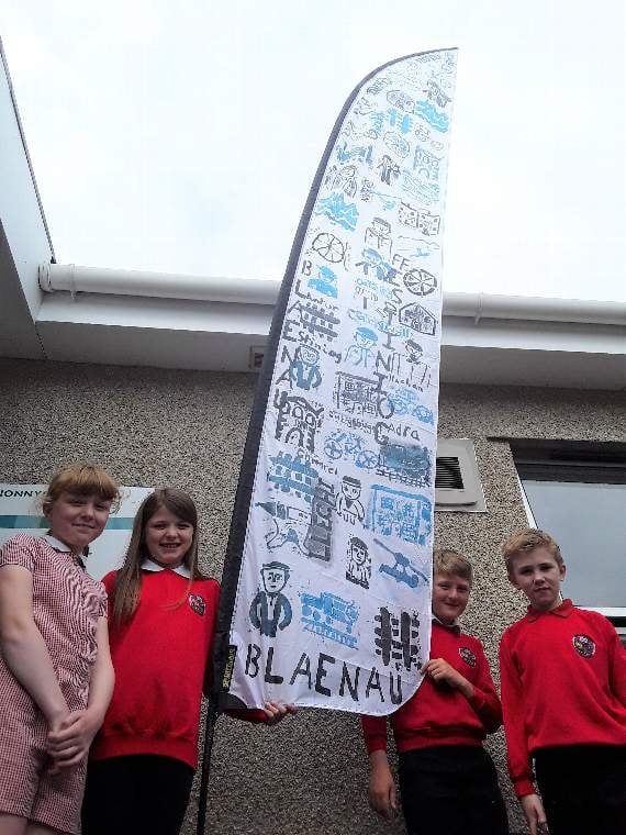 Ysgol Maenofferen pupils