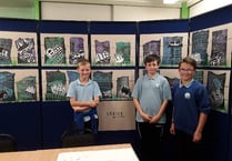 Slate history inspires pupils to create art