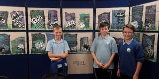 Slate history inspires pupils to create art