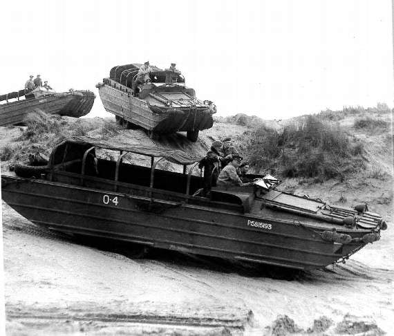 ‘DUCKS’ training on the dunes (courtesy of the Daily Post)