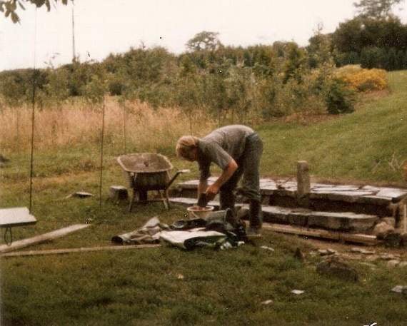 Wil worked hard to open the garden in time for his father’s 100th birthday