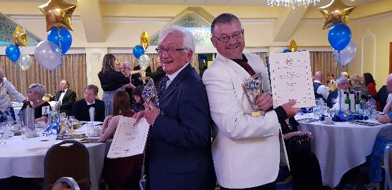 Paul Dunn and Geoff Atherton at the NODA Awards Photo by Bryony Green