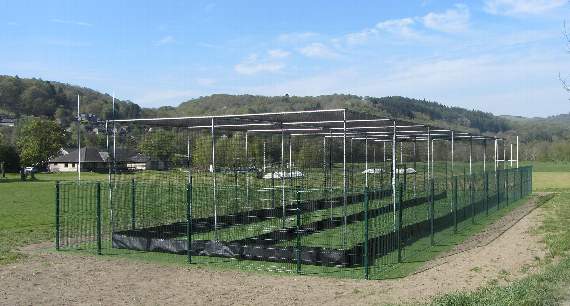 The new £38,000 outdoor training facility
