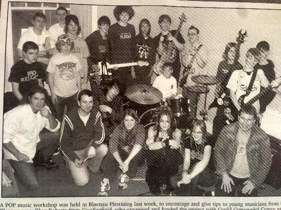 This black and white photograph of the group was taken in 2006