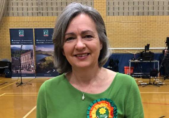 Liz Saville Roberts (Plaid Cymru) has again been elected MP for Dwyfor Meirionnydd
