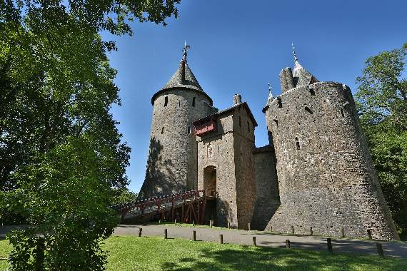 Castell Coch is also available to explore thanks to the project
