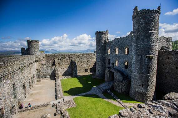Harlech Castle will be one of the sites available to explore online in September