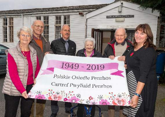 This picture appeared in the Cambrian News in December to mark the 70th anniversary of the home. Residents are pictured with Llanbedrog Gwynedd councillor Angela Russell and Penrhos general manager Michal Drewenski