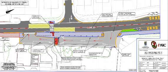 Phase one of the scheme will see a traffic light controlled crossing and cycle path installed