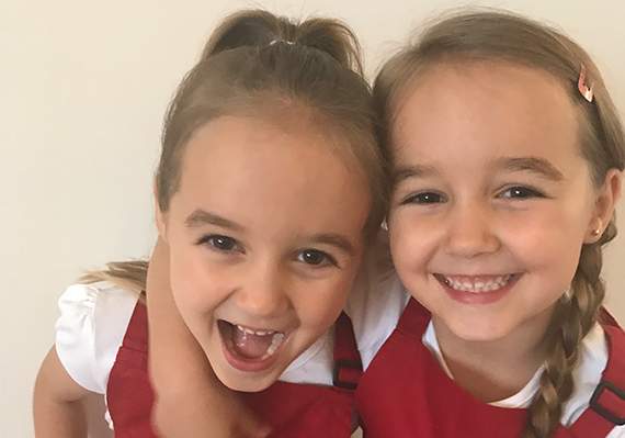 Luisa and Sophia came up with the idea for a cooking show