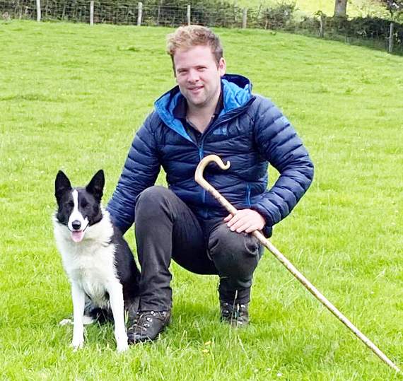 Dewi Jenkins with Jet