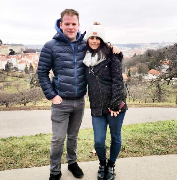 Dewi Jenkins and partner Sara Lewis, who reared Jet