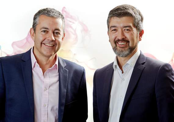 Pensord managing director Darren Coxon (left), and operations director Karl Gater. The firm bought Cambrian Printers three years ago