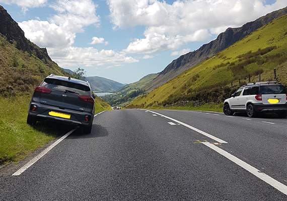 Police are asking people to park responsibly. Photo: NWP Gwynedd South