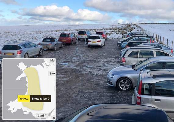 Despite covid-19 restrictions, hundreds of people flocked to the Preseli Hills in January following a period of heavy snow