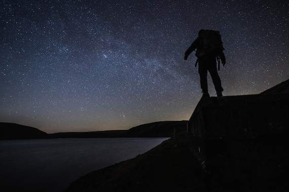 Night sky tourism is becoming a popular draw in the Cambrian Mountains