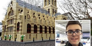 Lego cathedral helps church organist deal with lockdown