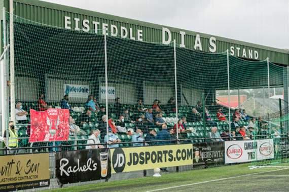 Some supporter were allowed into Park Avenue for Connah's Quay Nomads' Champions League tie (Pic: FA Wales)