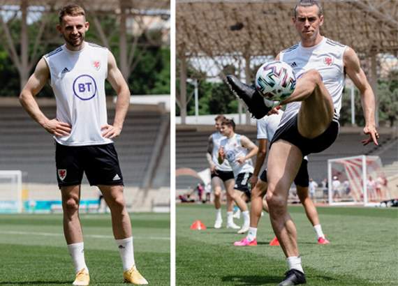 The players have been training hard in the hot Baku sun