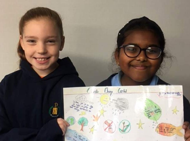 Pupils highlight climate challenges facing the planet