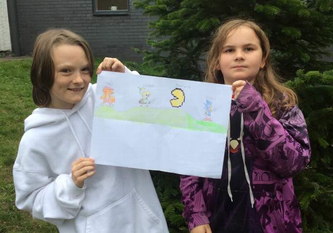 Sam Parry and Jack Molland also designed art to replace the graffiti
