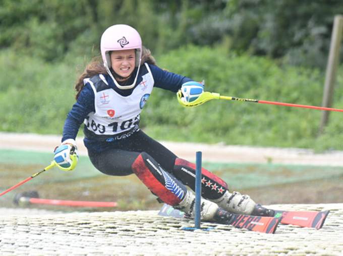 Young skier Lowri Howie has enjoyed a very successful summer season
