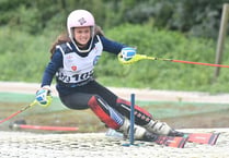 Sensational season on the slopes for young skier Lowri