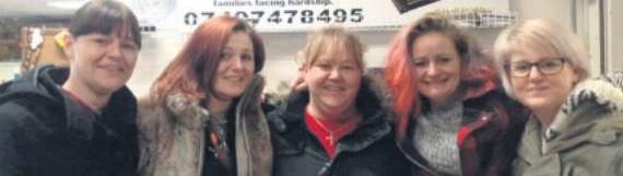 Sam Constance, Valerie Hoare, Donna Sibley, Paula Julian and Emma Julian