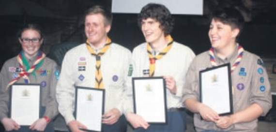 Queen's Scout Award winners