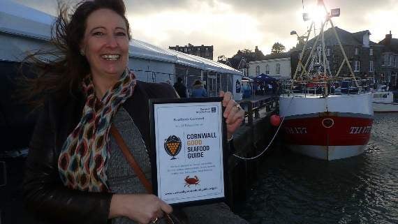 Torpoint chef Debbie Thorpe is a supporter of the Cornwall Good Seafood Guide