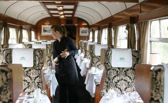 Some passengers on the special Flying Scotsman runs will be enjoying fine dining during their journeys. However, those travelling on the evening run to Par may not be able to alight at that station during the train's brief stop there before returning to Plymouth