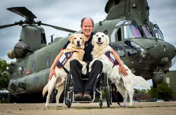 <p>Allen Parton is the founder of Hounds for Heroes.</p>