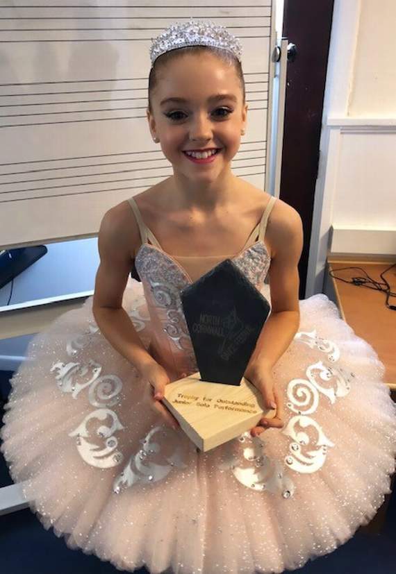 Gracie has won many prizes over her years as a dancer