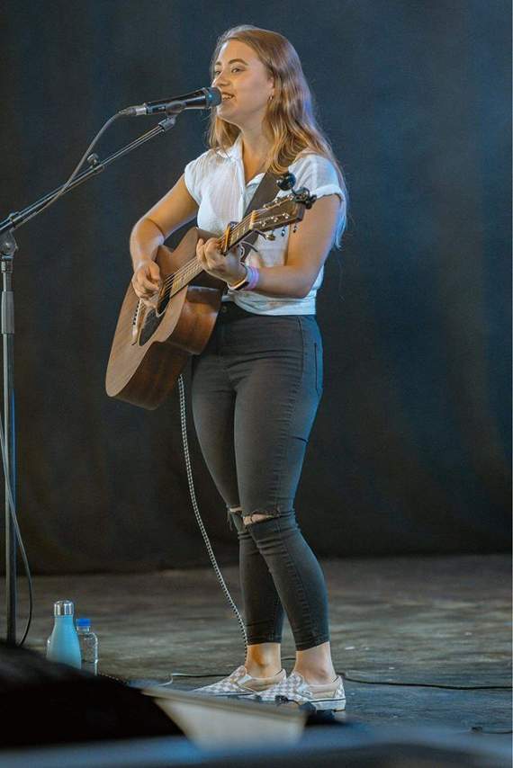 Singer Charlie Louise has supported Liskeard's Relay for Life for several years with live performances - this time, she's recorded a track to be shared online