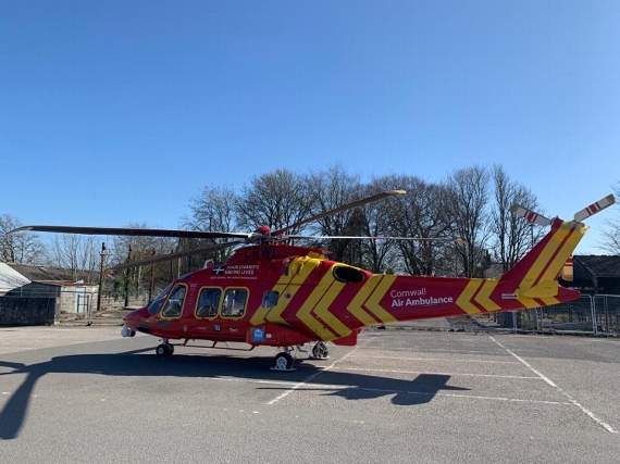 The new air ambulance enables crew and paramedics to attend more critical incidents across Cornwall and the Isles of Scilly