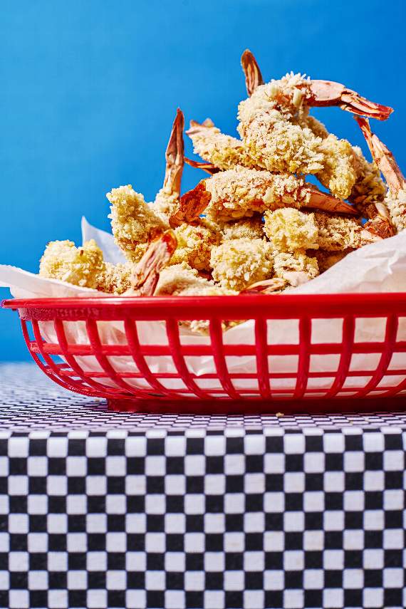 This week's Cornish Times Recipe of the Week is for Chris Bavin's Healthy Baked Scampi.