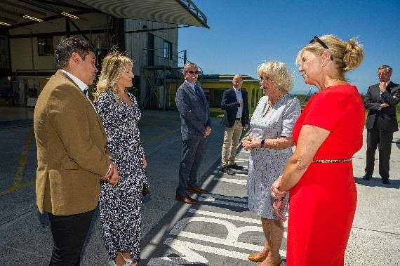 New Heli Appeal Ambassadors Paul and Emma Ainsworth met The Duchess