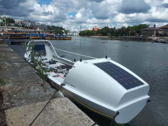 The Eco Boat, named Vaquita after a critically endangered species of porpoise