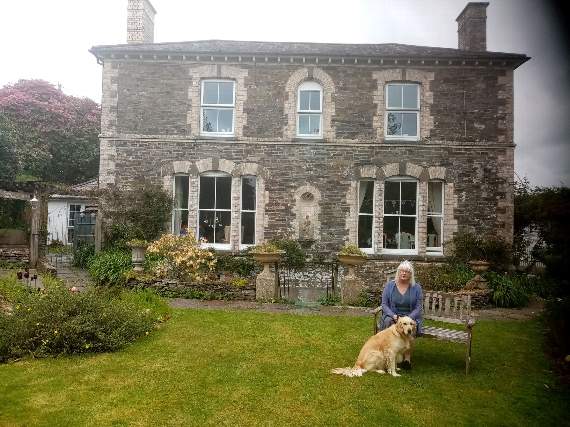 Coombe House proprietor Ann Gray outside the care home