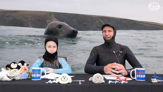 Anthony and Ella had about 20 costume changes while filming for The Ocean Show!