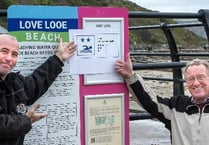 Looe celebrating as Cornish beaches clean up