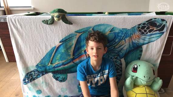 Youngsters from the primary school in Downderry collaborated with pieces for the Ocean Show film. The event had been set to take place in the village hall