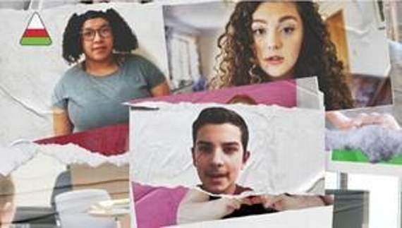 A video of the message of peace has been recorded at home by 30 young people