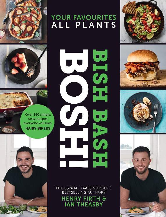 The Christmas Criss-Cross recipe comes from the Bish Bash Bosh! cookbook written by the Bosh! TV channel's founders Henry Firth and Ian Theasby