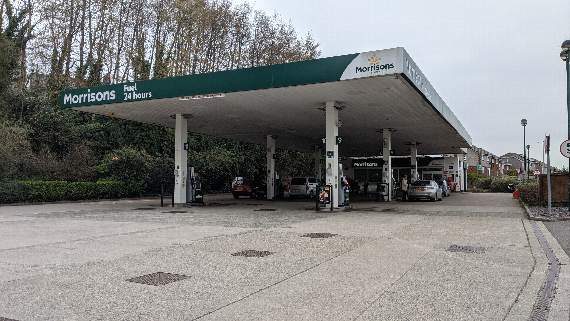 The Morrisons forecourt in Liskeard