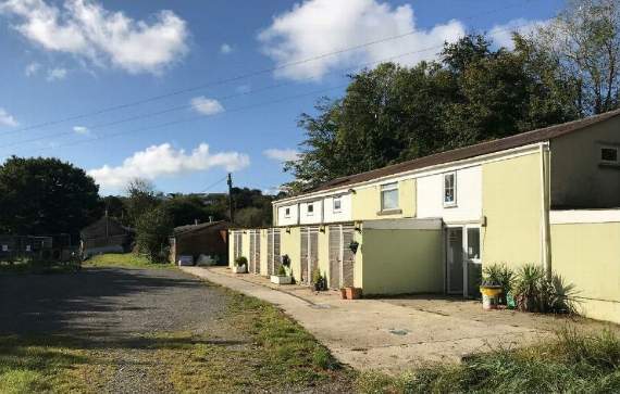 The existing kennels at Fern Lodge in Pensilva