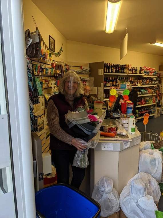 JIM and Sue Eames were presented with flowers and the volunteer team were given chocolates to celebrate the 10th anniversary