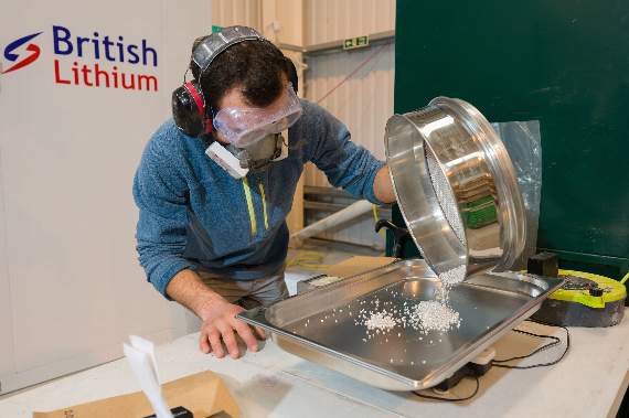Cornwall has the potential to supply around a third of the UK's lithium requirements for powering the electric car fleet, says British Lithium