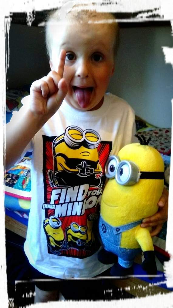 Young Seth Dickensen in his pyjamas. His parents Samantha and James know how difficult it is to be in hospital with a child over Christmas, so they're supporting the pyjama collection in Cornwall