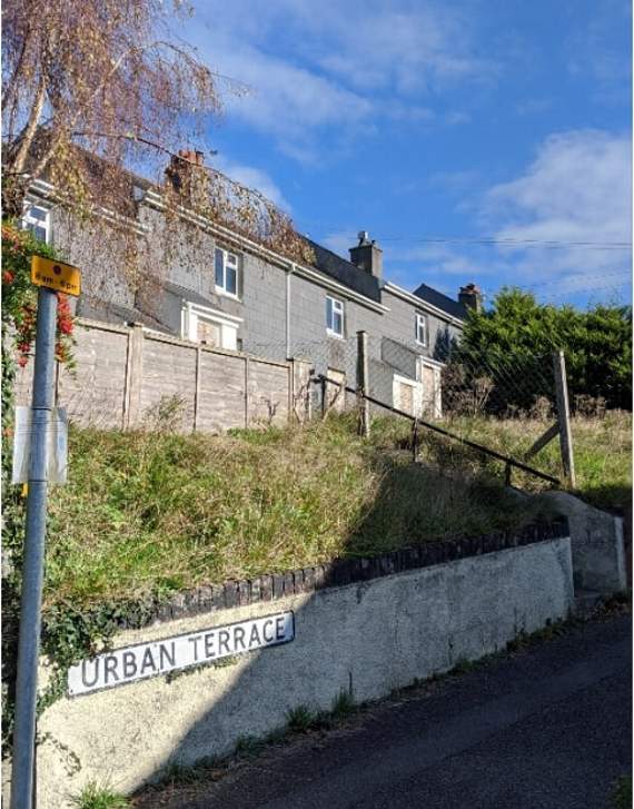 Urban Terrace in Callington which is set to be knocked down and rebuilt